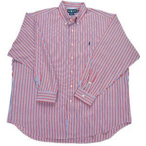 Red/Blue Striped Polo Ralph Lauren *Blake* Long Sleeve Button Down Shirt - Sz XL